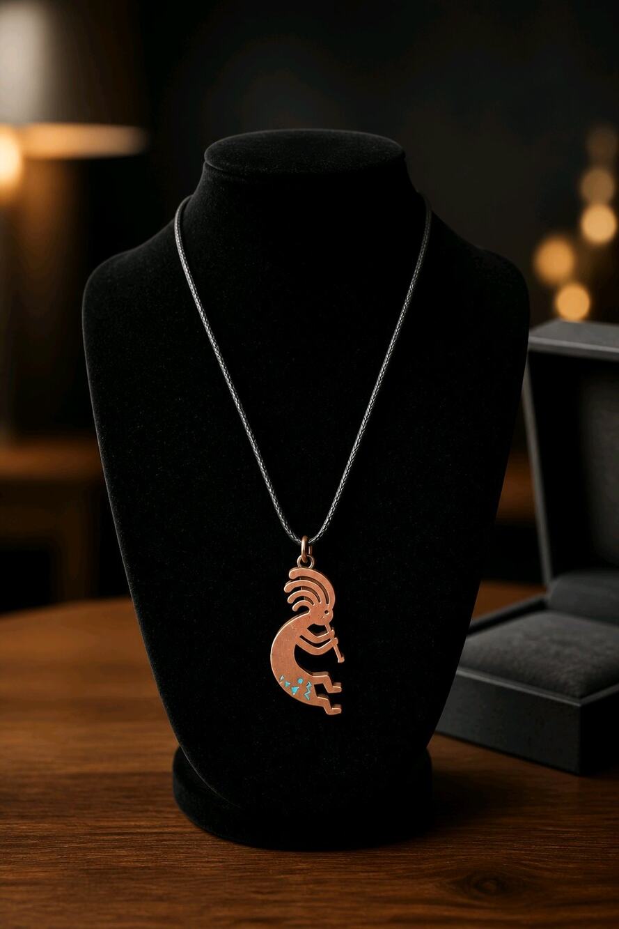Kokopelli pendant necklace